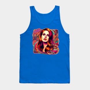 Lana Del Rey - Psychedelic Americana Tank Top